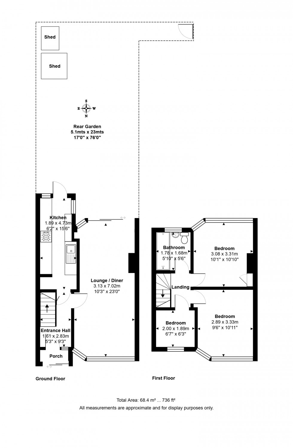 Floorplan for Petersfield Road, Staines-upon-Thames, Surrey