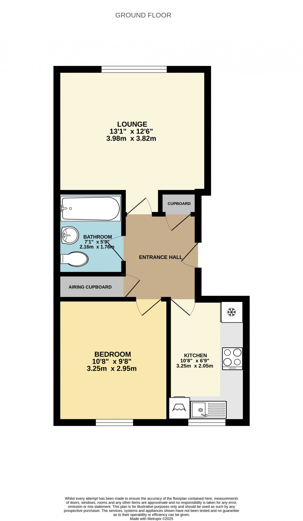 Floorplan for Avenue Road, Staines-upon-Thames, Surrey