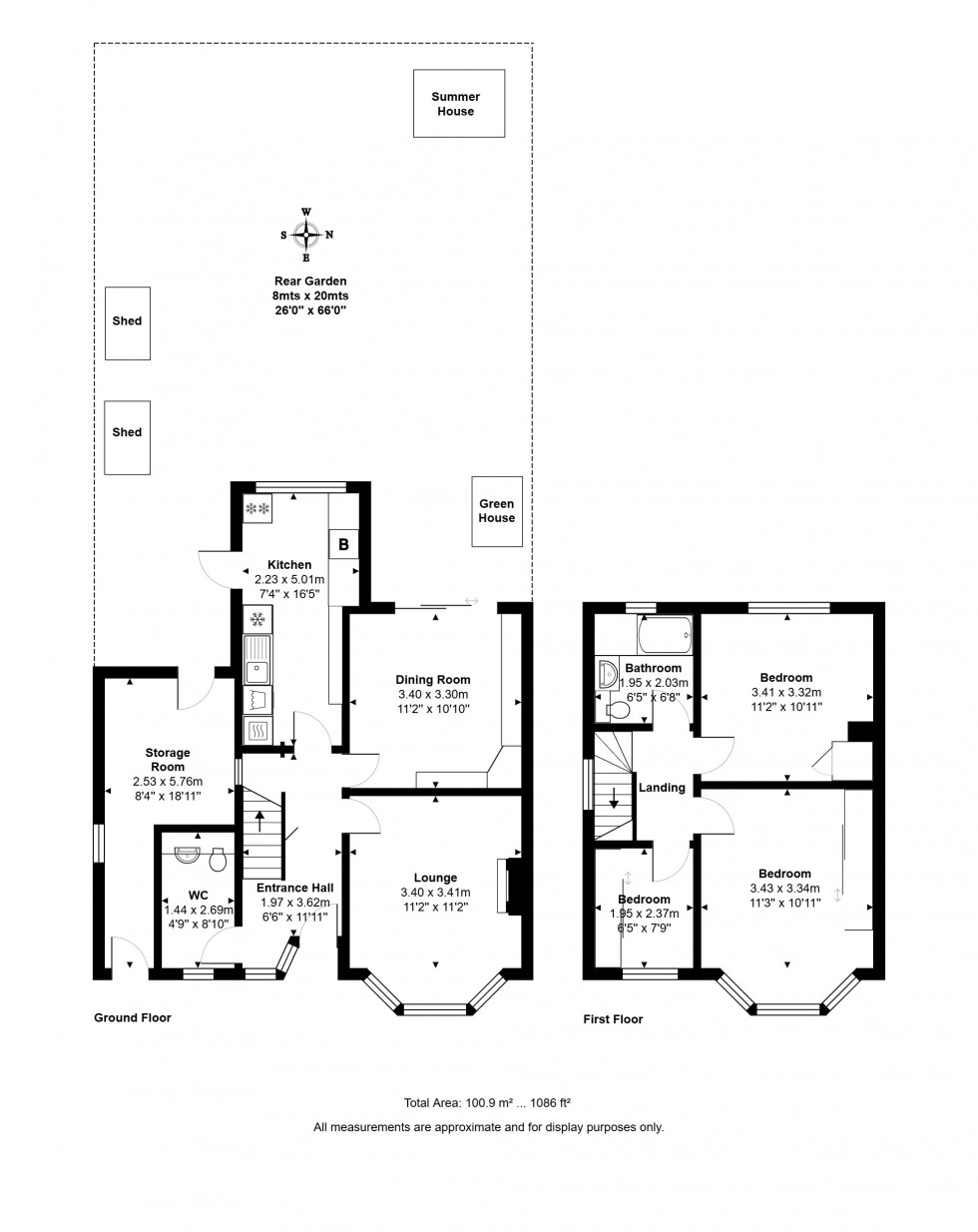 Floorplan for Worple Road, Staines-upon-Thames, Surrey