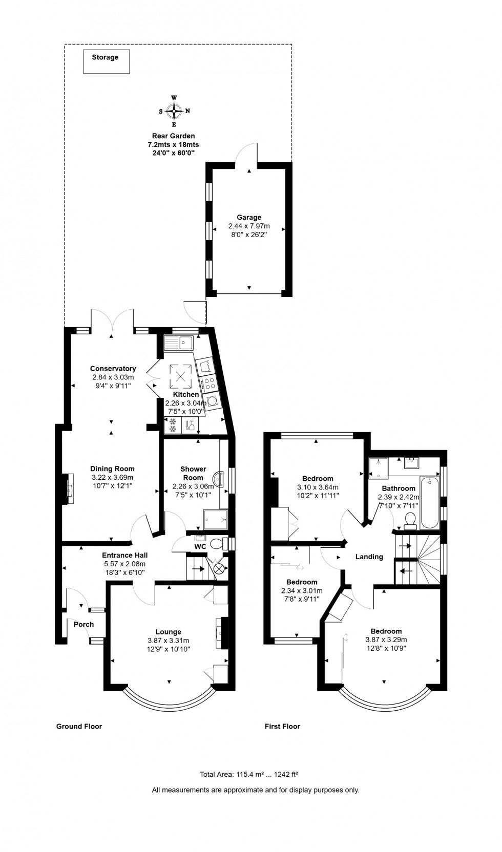 Floorplan for Kendrey Gardens, Twickenham, Greater London