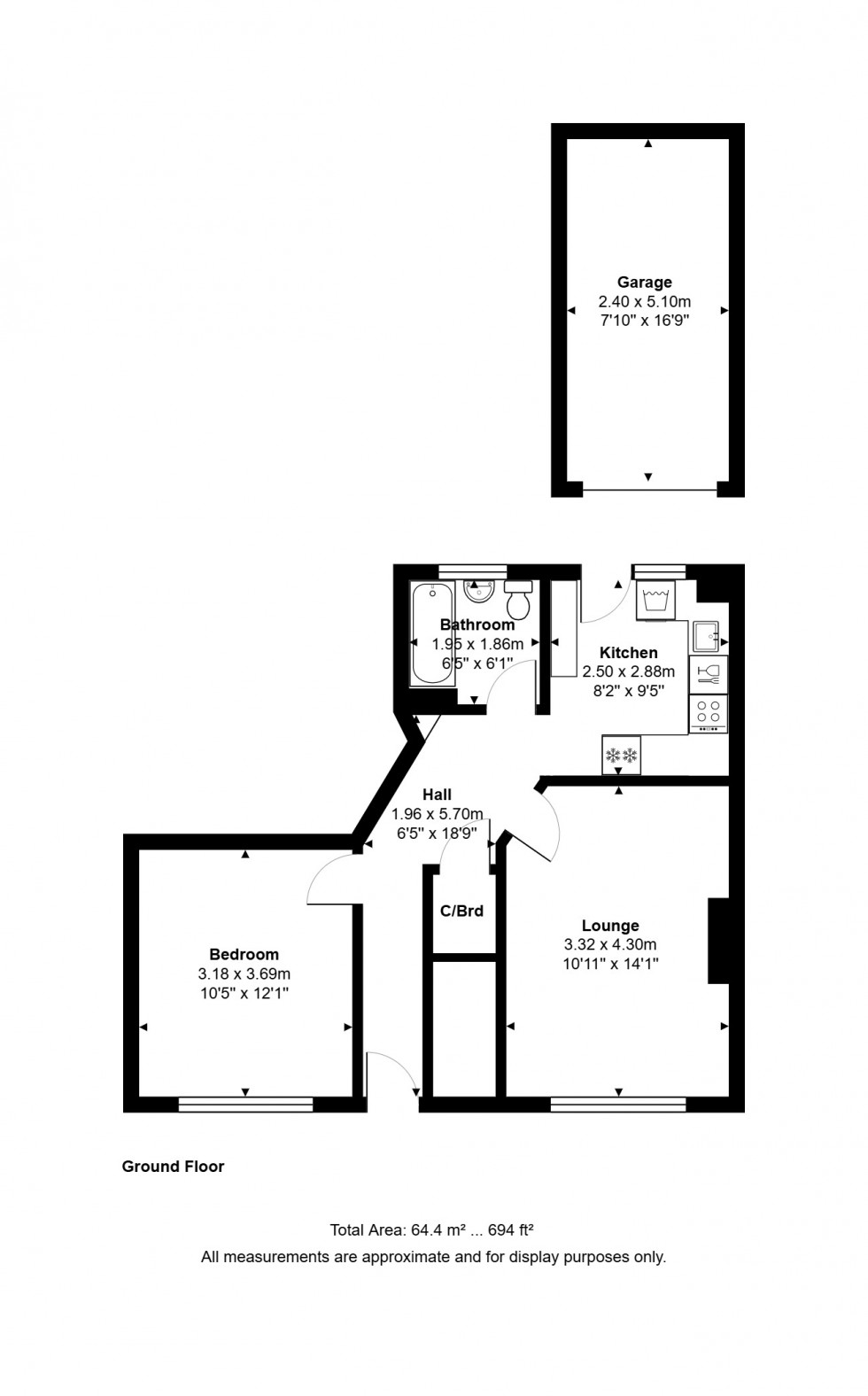 Floorplan for Kingston Road, Staines-upon-Thames, Surrey