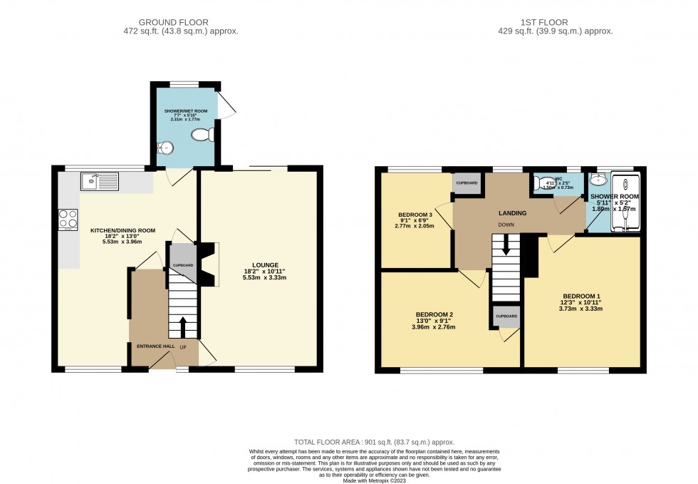 Floorplan for Hadrian Close, Staines-upon-Thames, Surrey