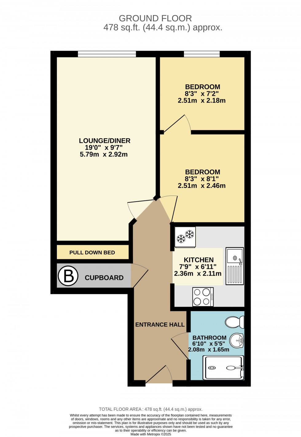 Floorplan for Stanwell, Staines-upon-Thames, Surrey