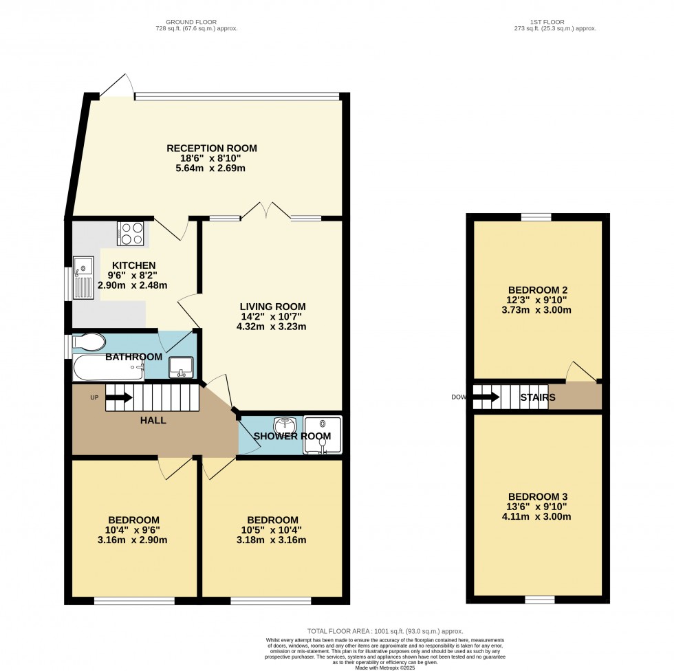 Floorplan for Doris Road, Ashford, Surrey