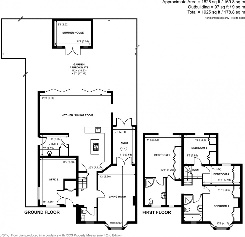 Floorplan for Vicarage Lane, Staines-upon-Thames, Surrey