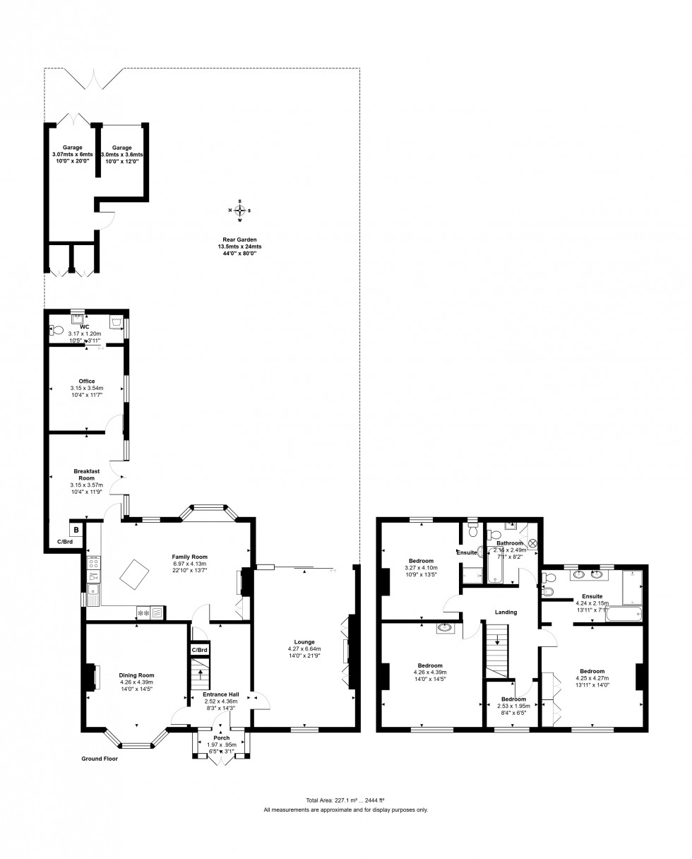Floorplan for Station Crescent, Ashford, Surrey