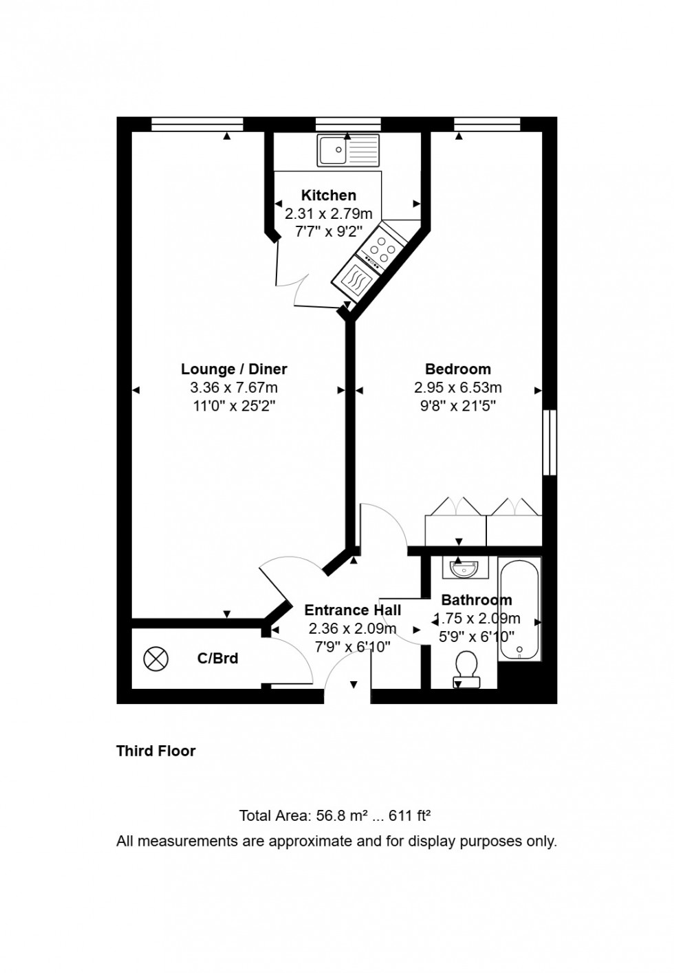 Floorplan for High Street, Feltham, Greater London