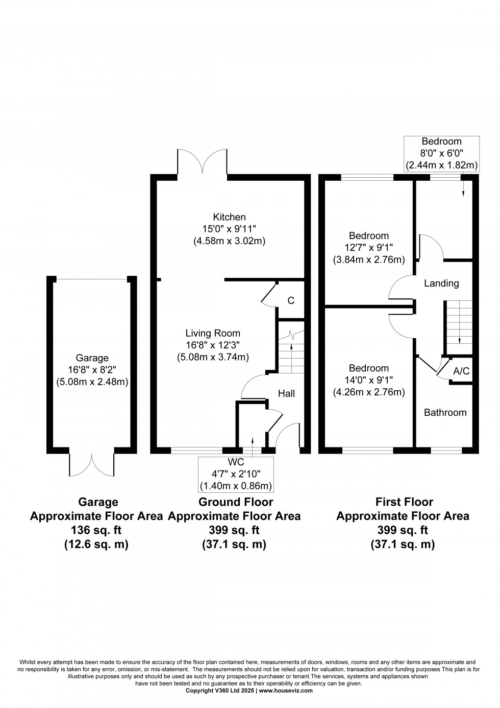 Floorplan for Garrick Close, Staines-upon-Thames, Surrey