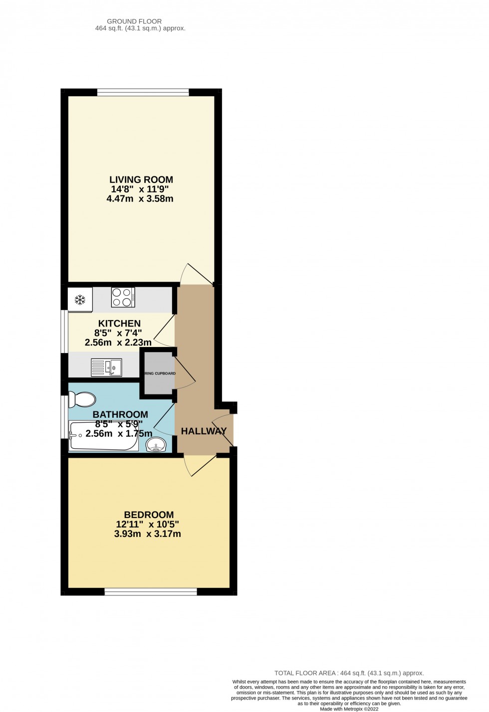 Floorplan for London Road, Ashford, Surrey
