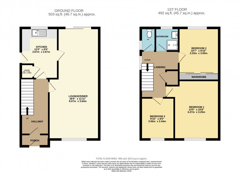 Floorplan for Fairways, Ashford, Surrey