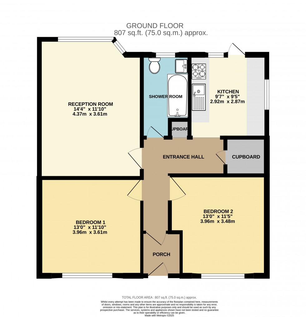 Floorplan for Stanwell, Staines-upon-Thames, Surrey