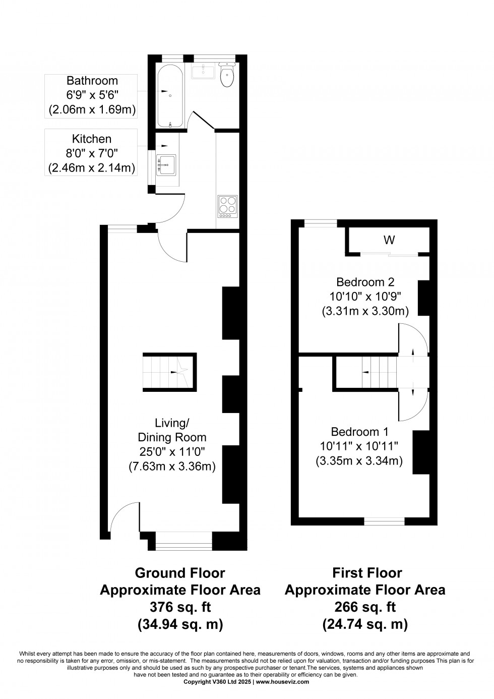 Floorplan for Cumberland Street, Staines-upon-Thames, Surrey