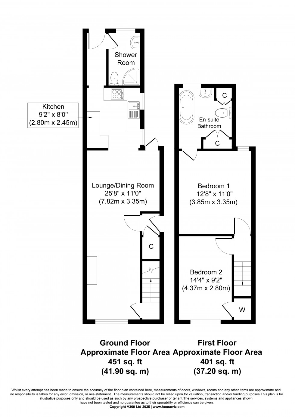 Floorplan for Bremer Road, Staines-upon-Thames, Surrey