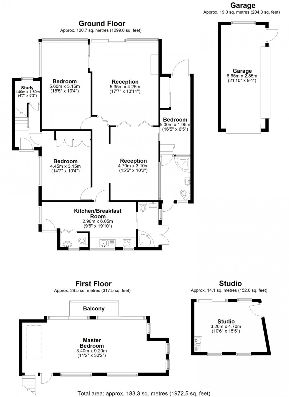 Floorplan for Wraysbury, Staines-upon-Thames, Berkshire