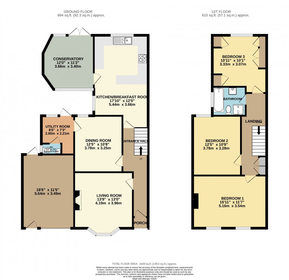 Floorplan for Feltham Hill Road, Ashford, Surrey