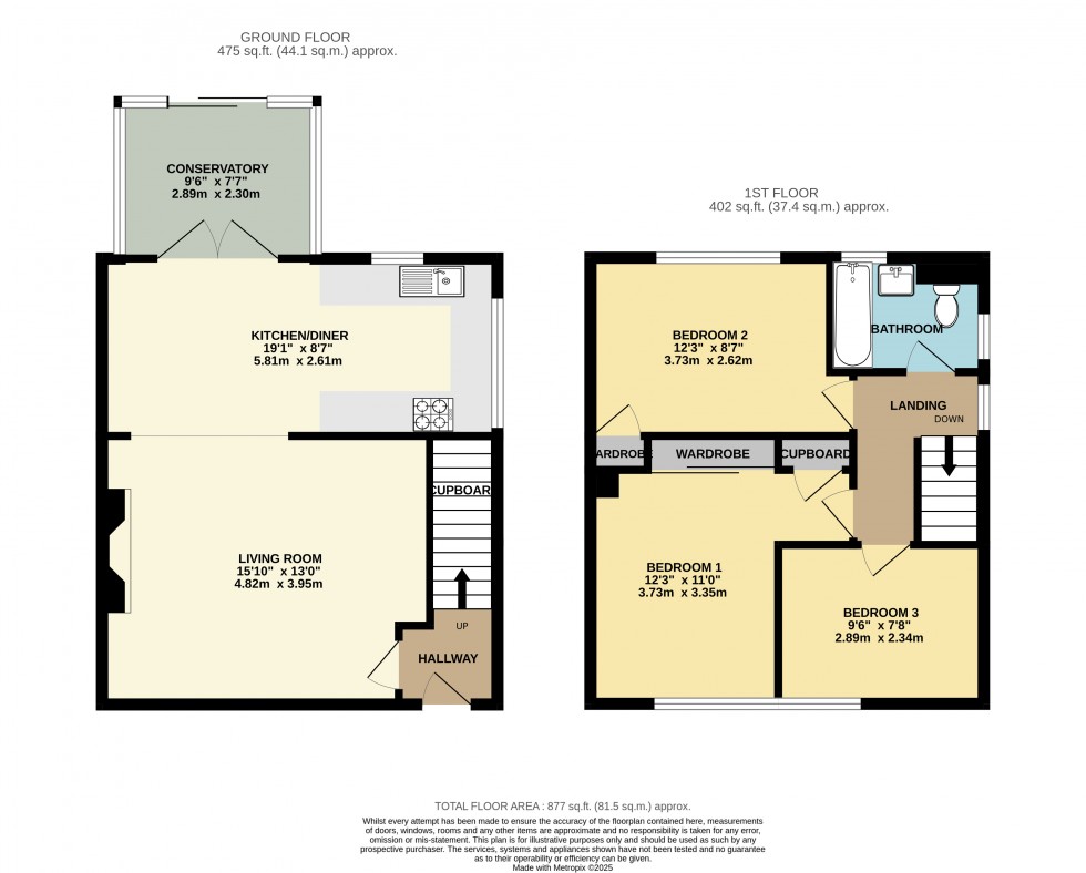 Floorplan for Metcalf Road, Ashford, Surrey