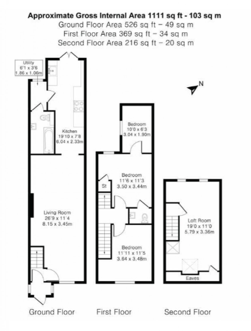 Floorplan for New Road, Staines-upon-Thames, Surrey
