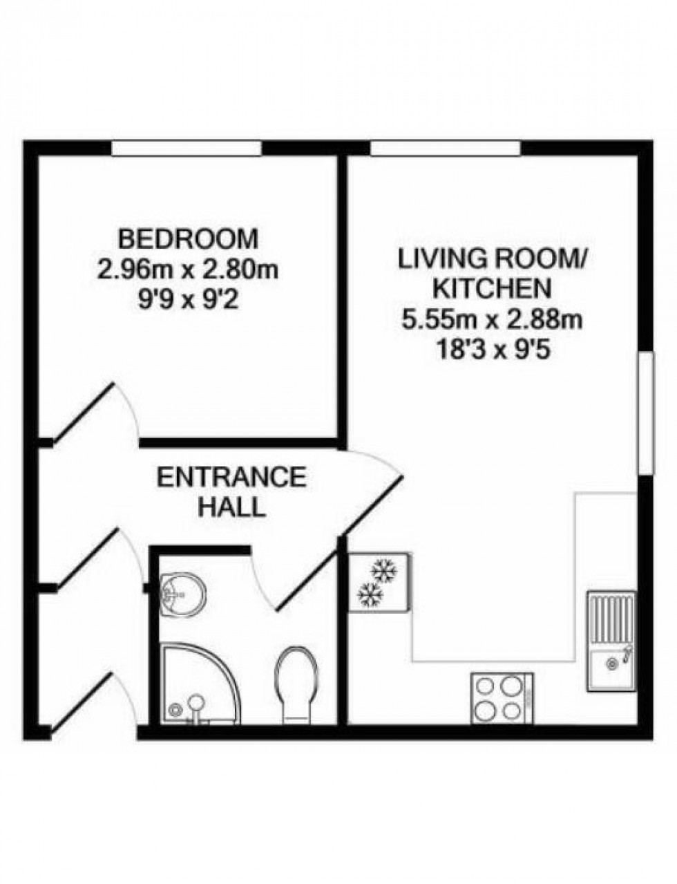Floorplan for Fairfield Avenue, Staines-upon-Thames, Surrey