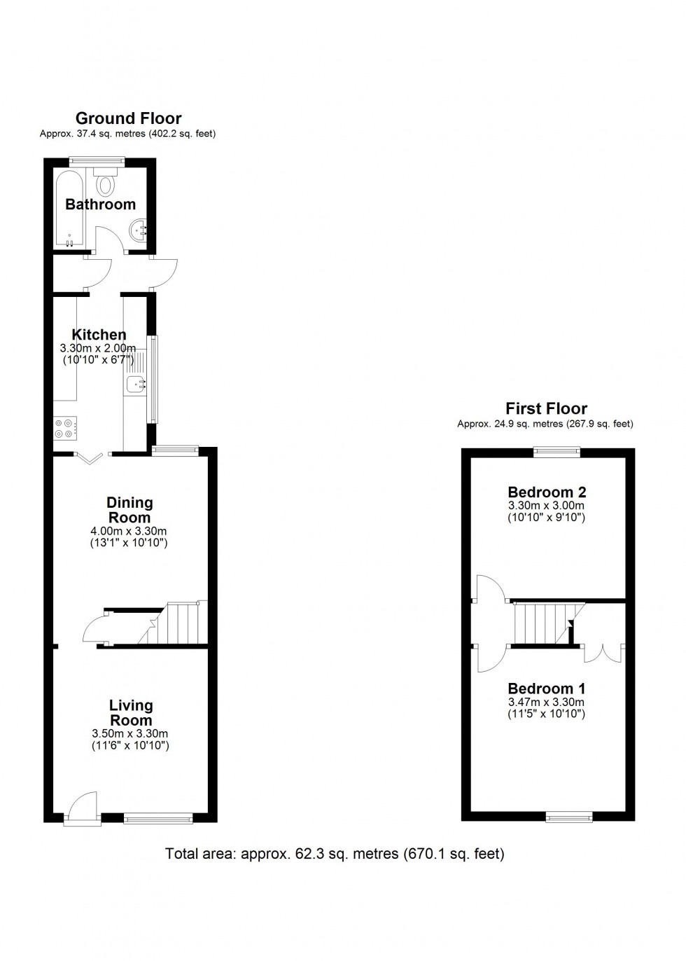 Floorplan for Bremer Road, Staines-upon-Thames, Surrey