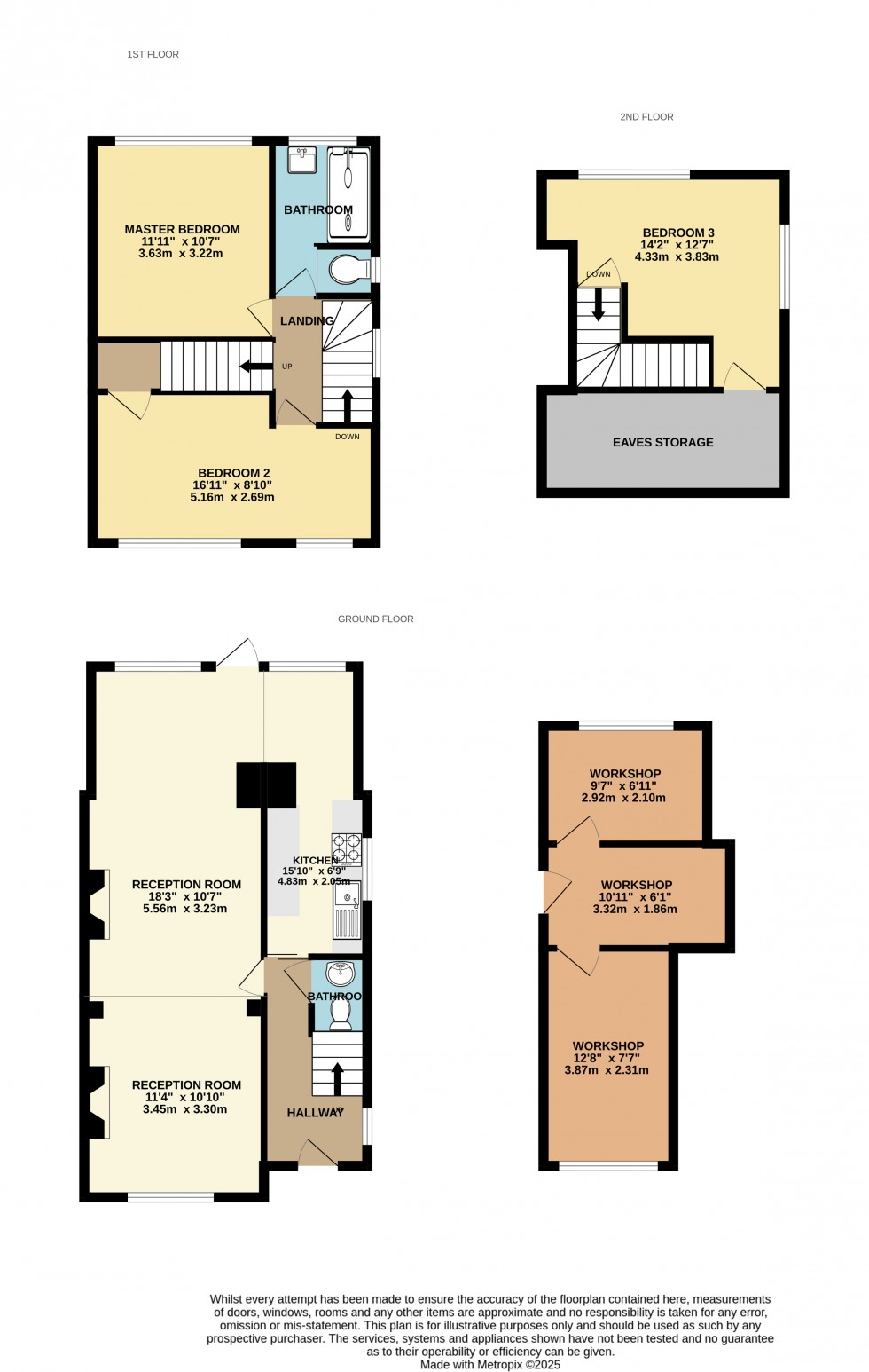 Floorplan for Gilmore Crescent, Ashford, Surrey