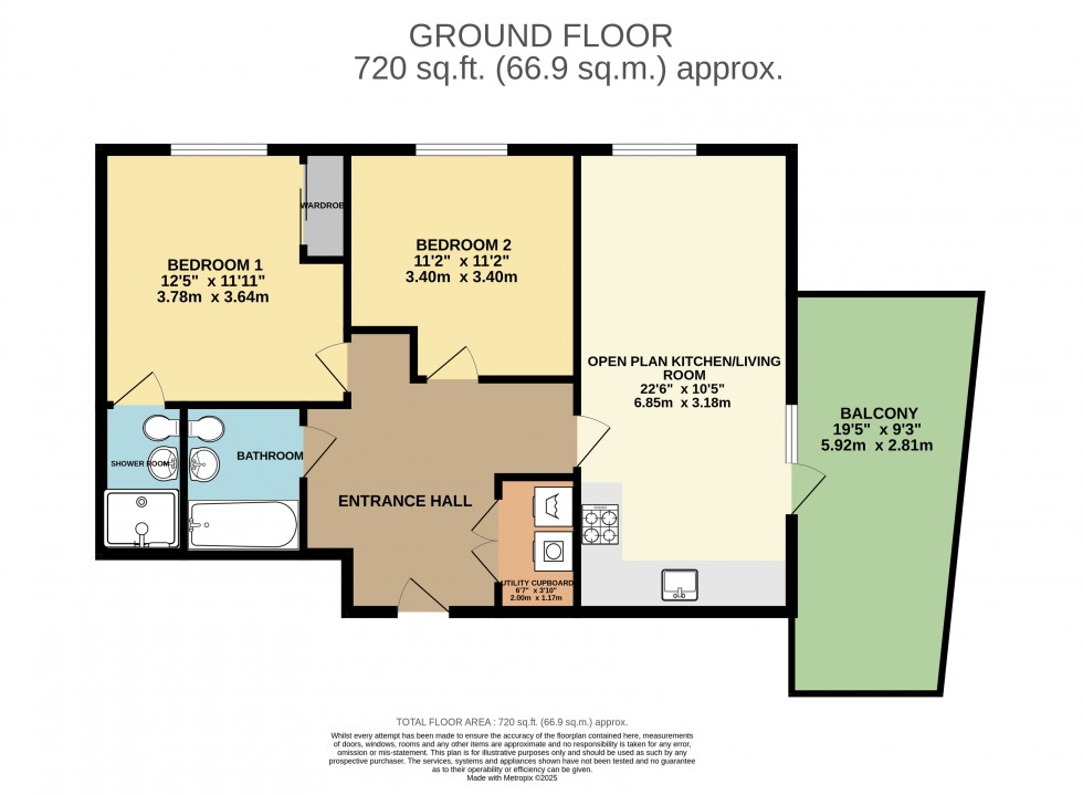 Floorplan for Pitcher Lane, Ashford, Surrey