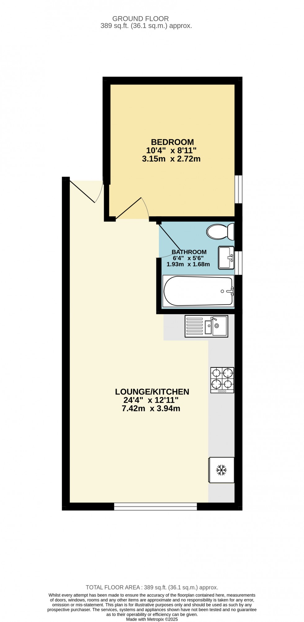 Floorplan for Church Road, Ashford, Surrey
