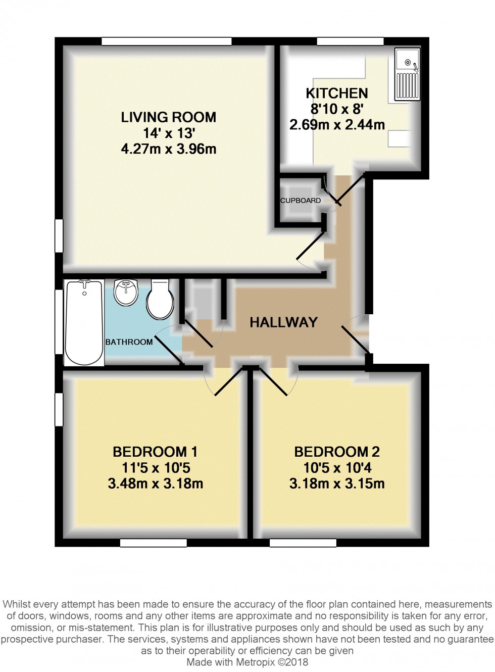Floorplan for Parkland Grove, Ashford, Surrey