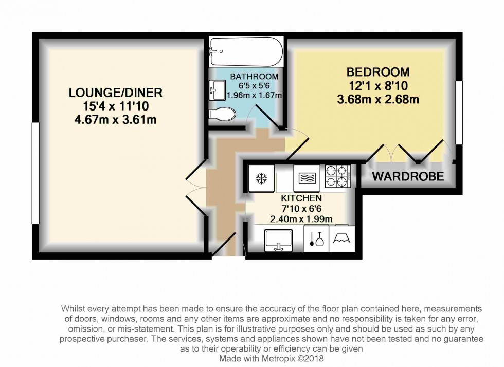 Floorplan for The Crescent, Ashford, Surrey
