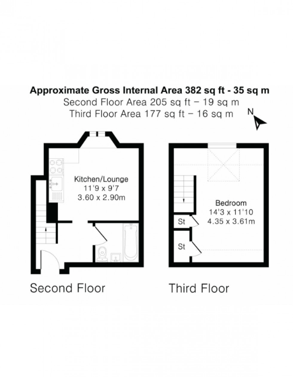Floorplan for Egham Hill, Egham, Surrey