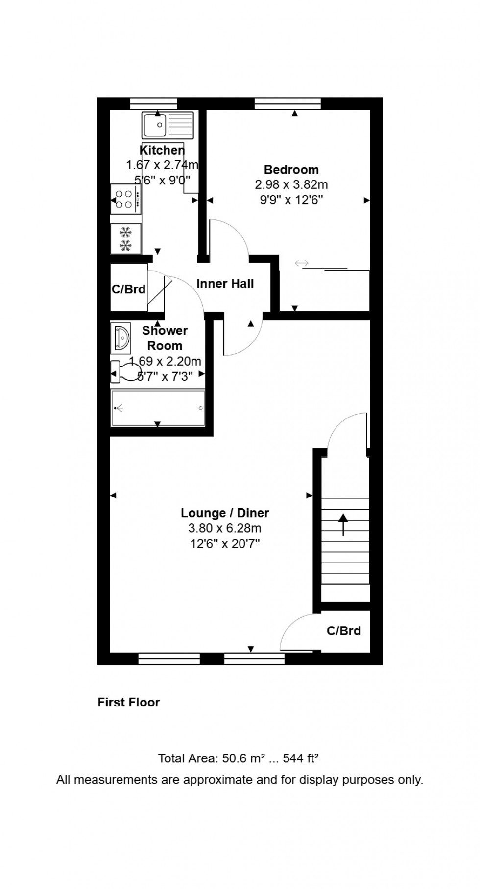 Floorplan for Berryscroft Road, Staines-upon-Thames, Surrey