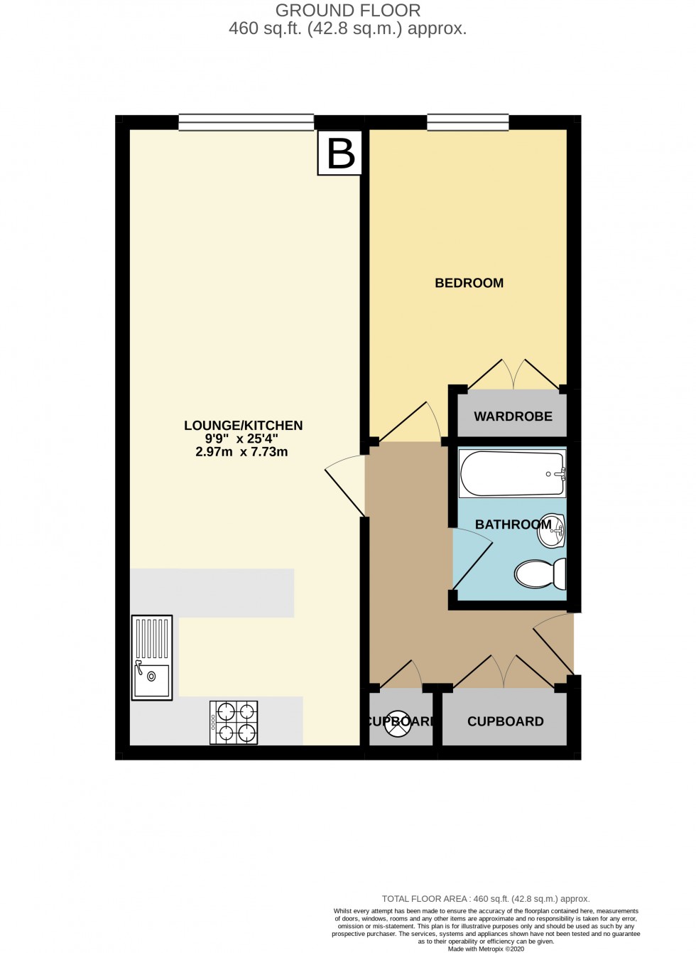 Floorplan for Gresham Road, Staines-upon-Thames, Surrey
