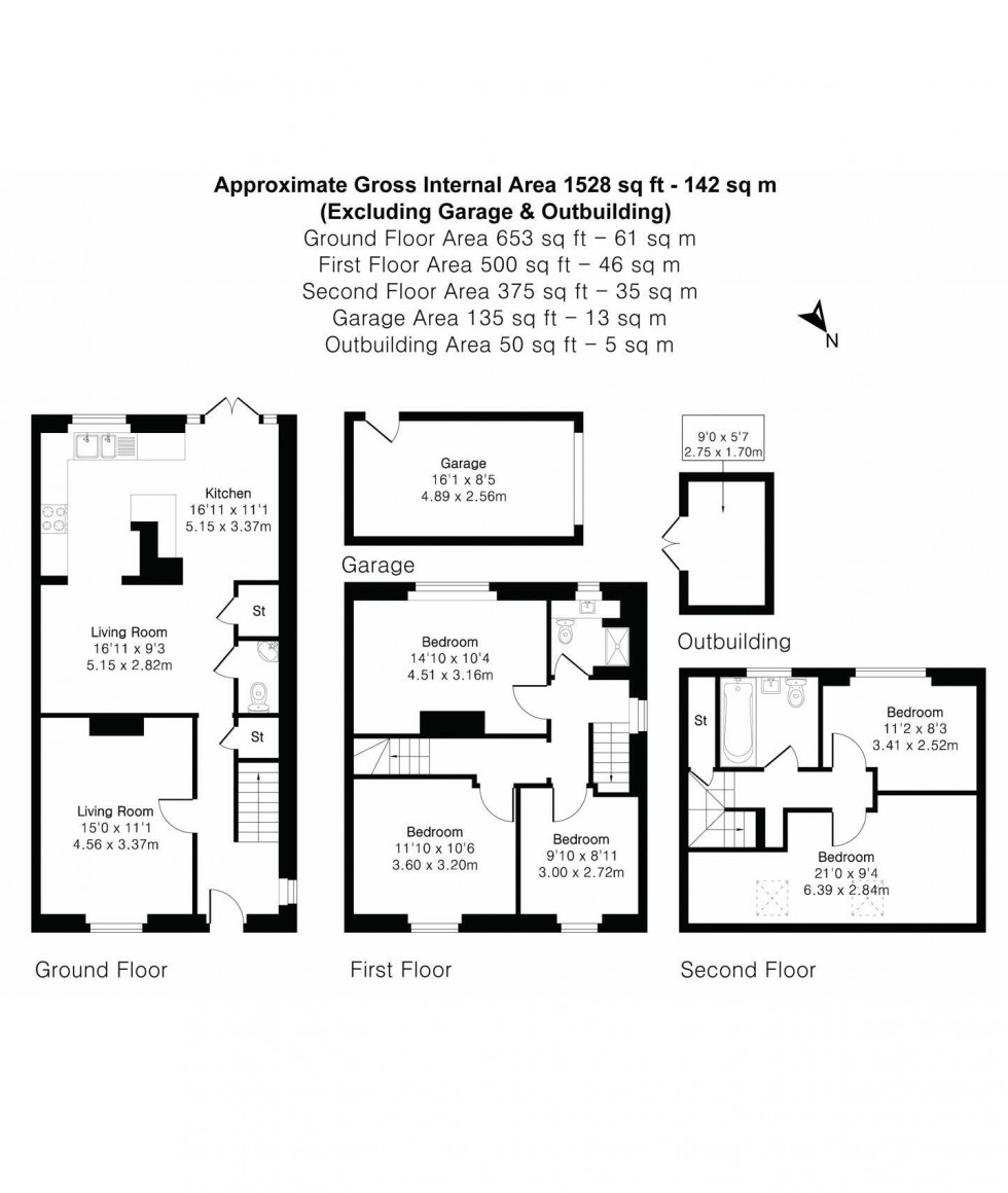 Floorplan for Western Avenue, Egham, Surrey