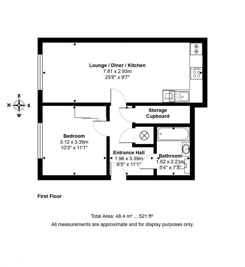 Floorplan for Stanwell, Staines-upon-Thames, Surrey
