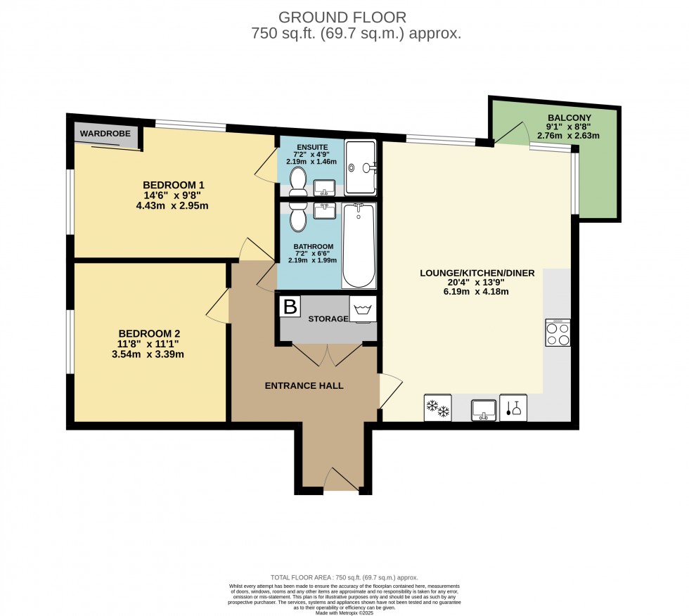 Floorplan for Pitcher Lane, Ashford, Surrey