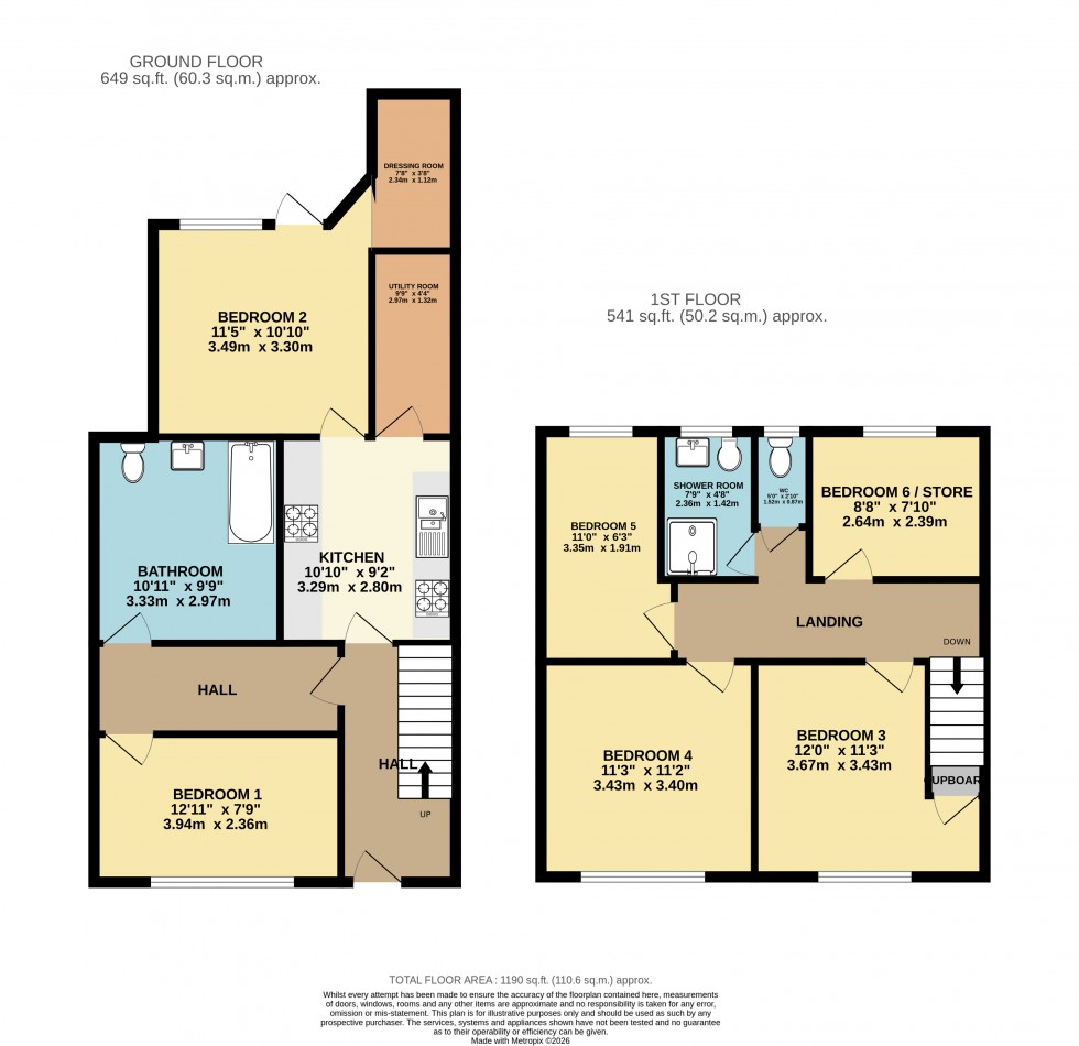 Floorplan for Clare Road, Stanwell, Surrey