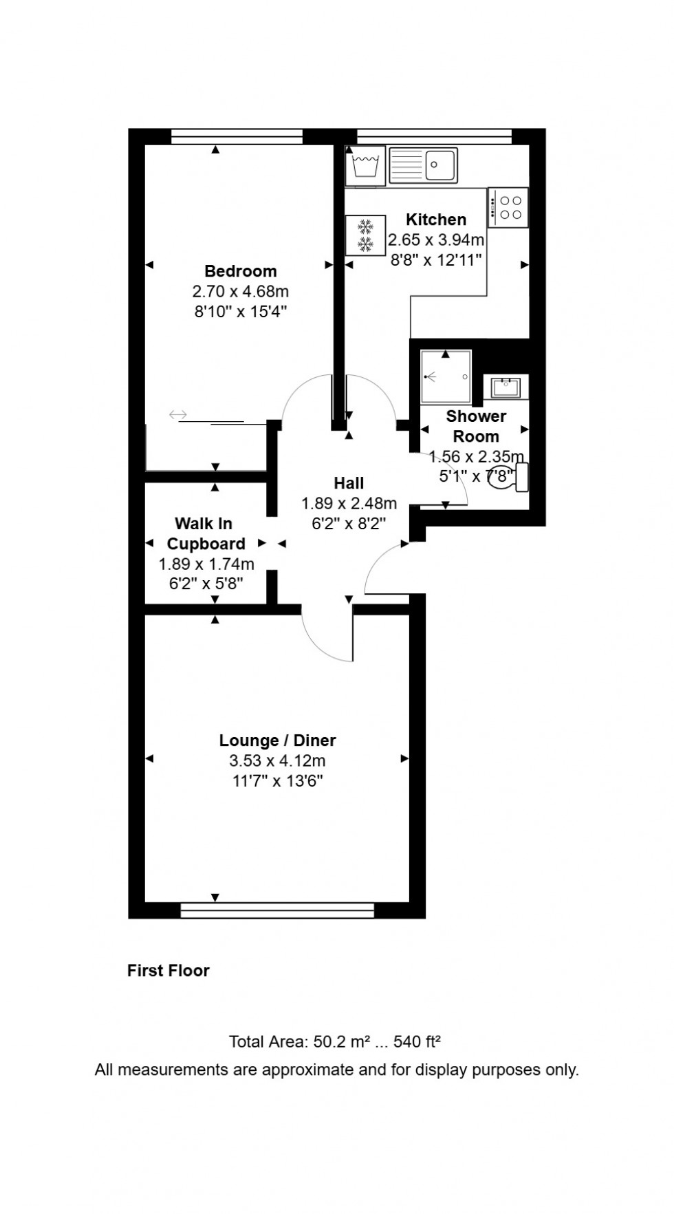 Floorplan for Stanwell, Staines-upon-Thames, Surrey