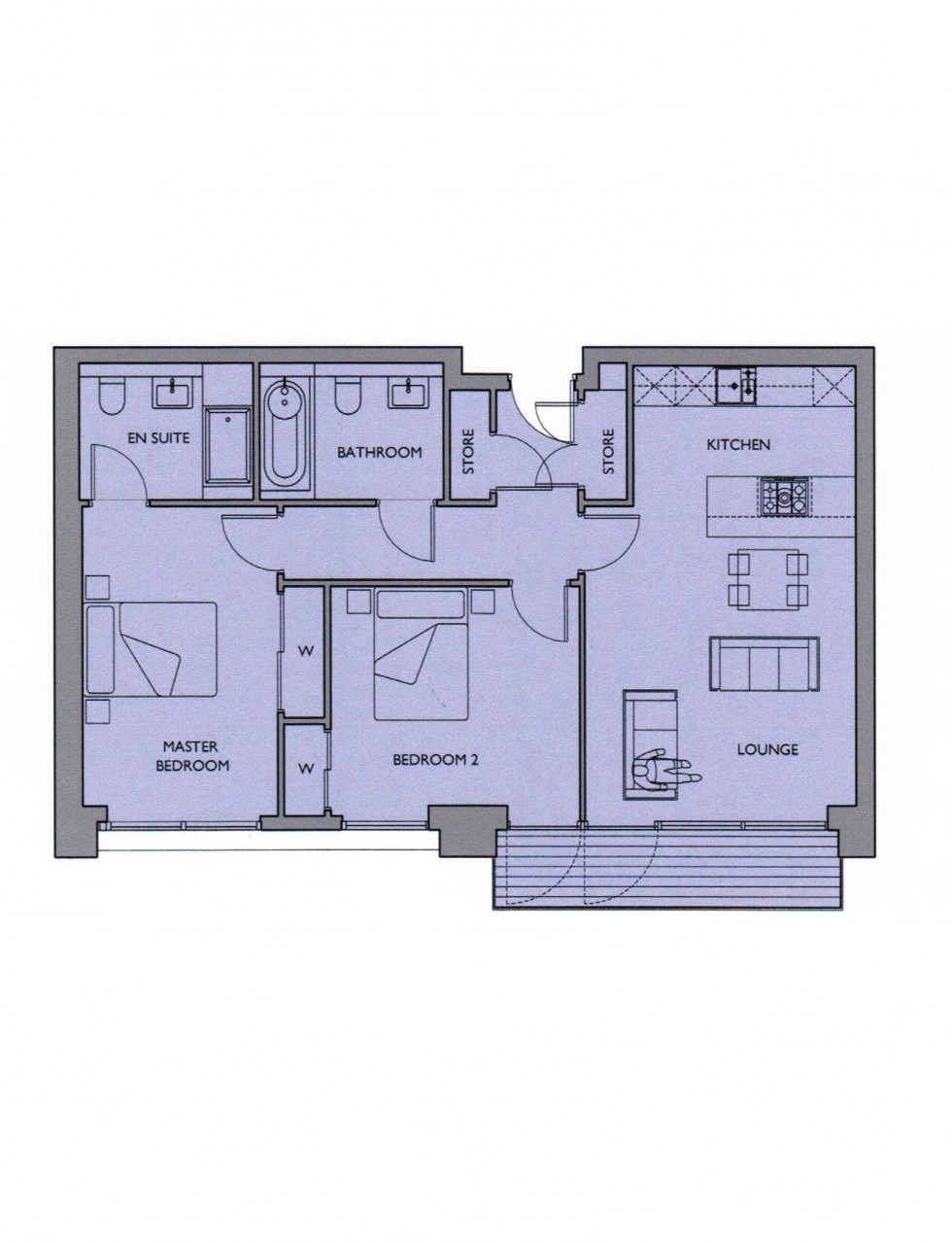 Floorplan for Fairfield Avenue, STAINES-UPON-THAMES