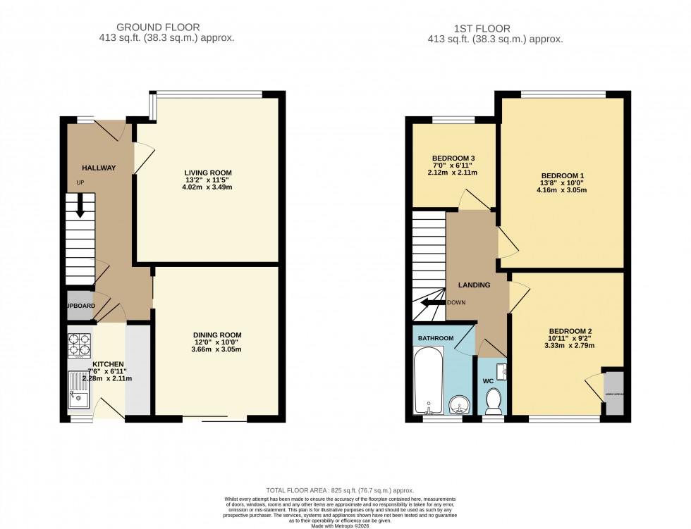 Floorplan for Elgin Avenue, Ashford, Surrey