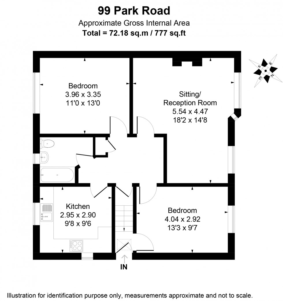 Floorplan for Stanwell, Staines-upon-Thames, Surrey