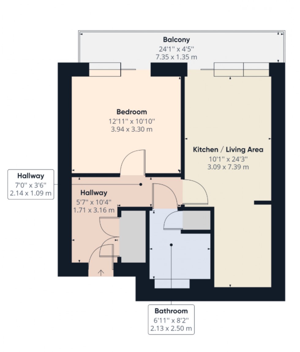 Floorplan for Mill Mead, Staines-upon-Thames, Surrey