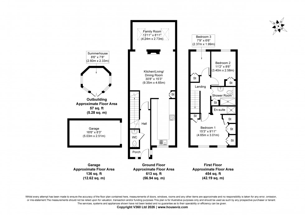 Floorplan for Leacroft, Staines-upon-Thames, Surrey