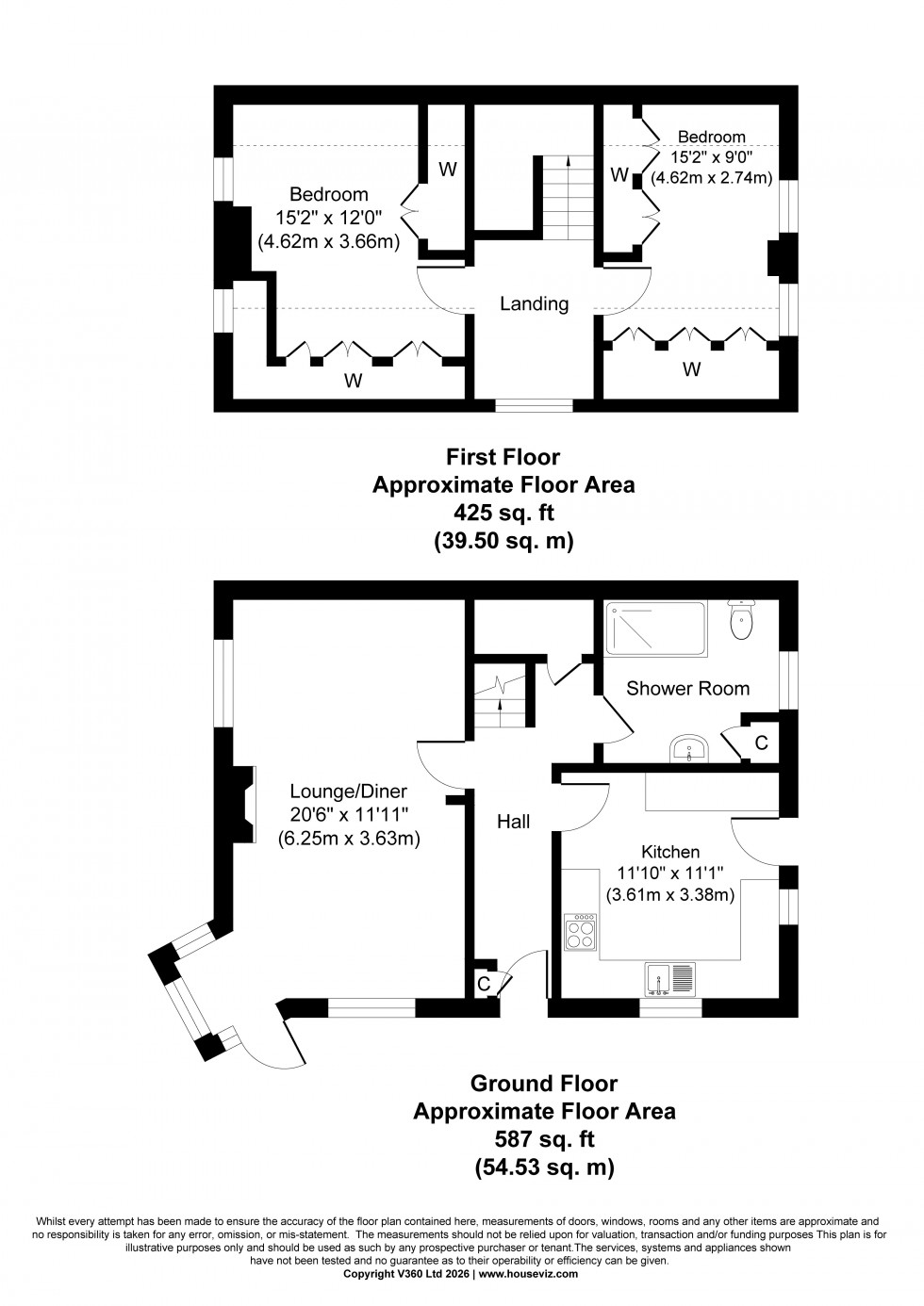 Floorplan for Avondale Avenue, Staines-upon-Thames, Surrey