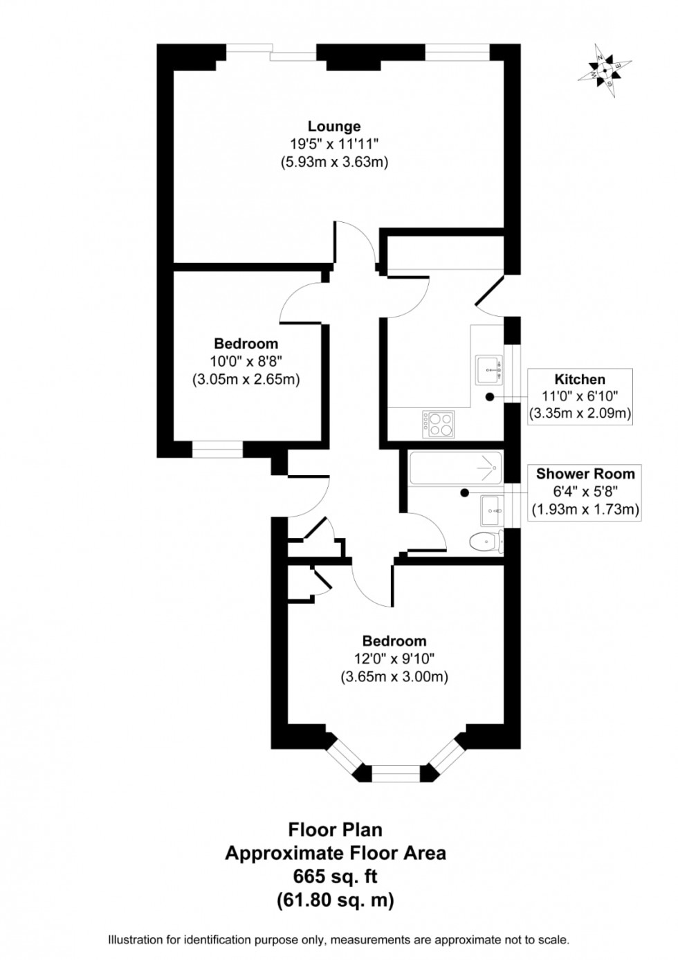 Floorplan for Stanwell, Staines-upon-Thames, Surrey