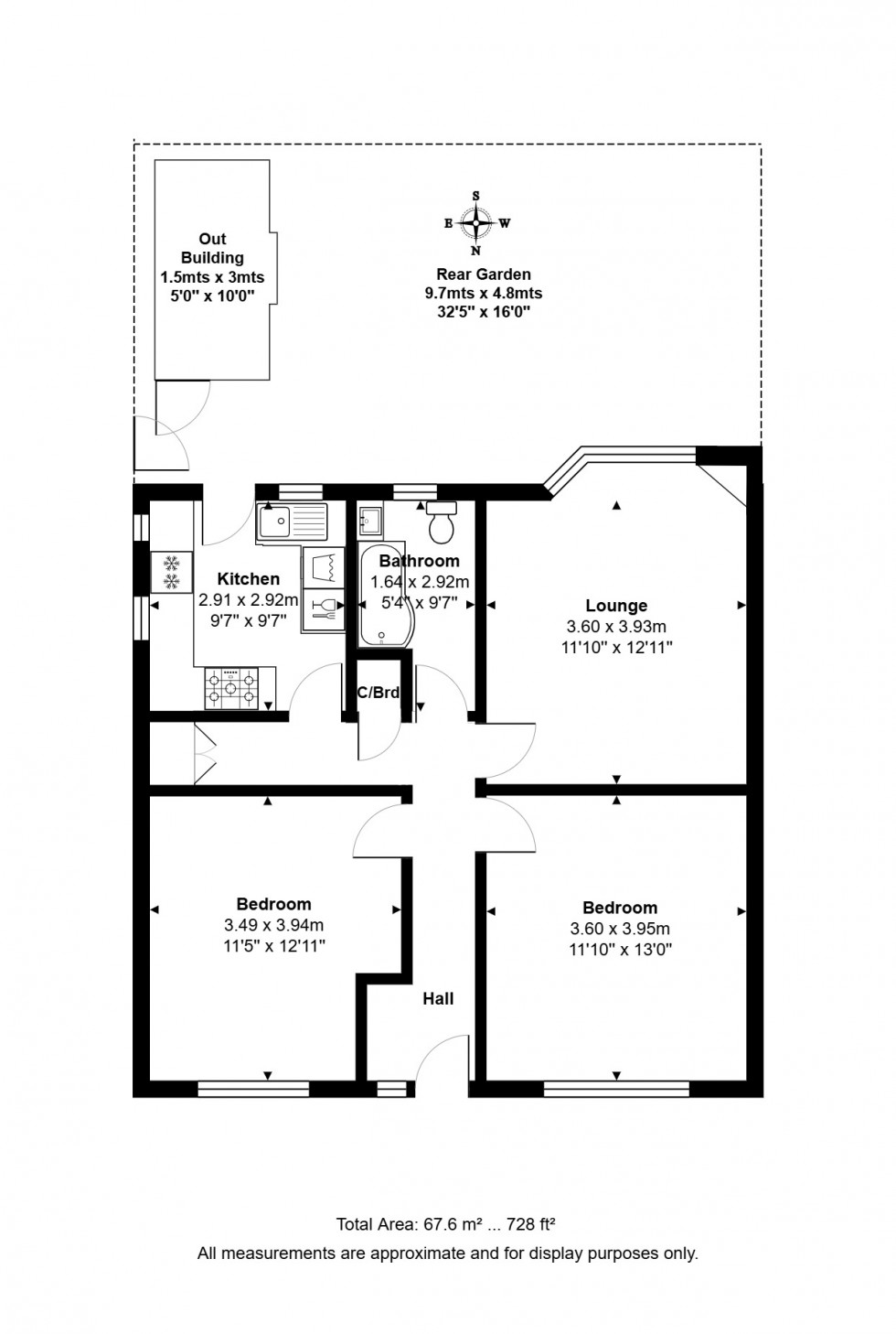 Floorplan for Park Road, Staines-upon-Thames