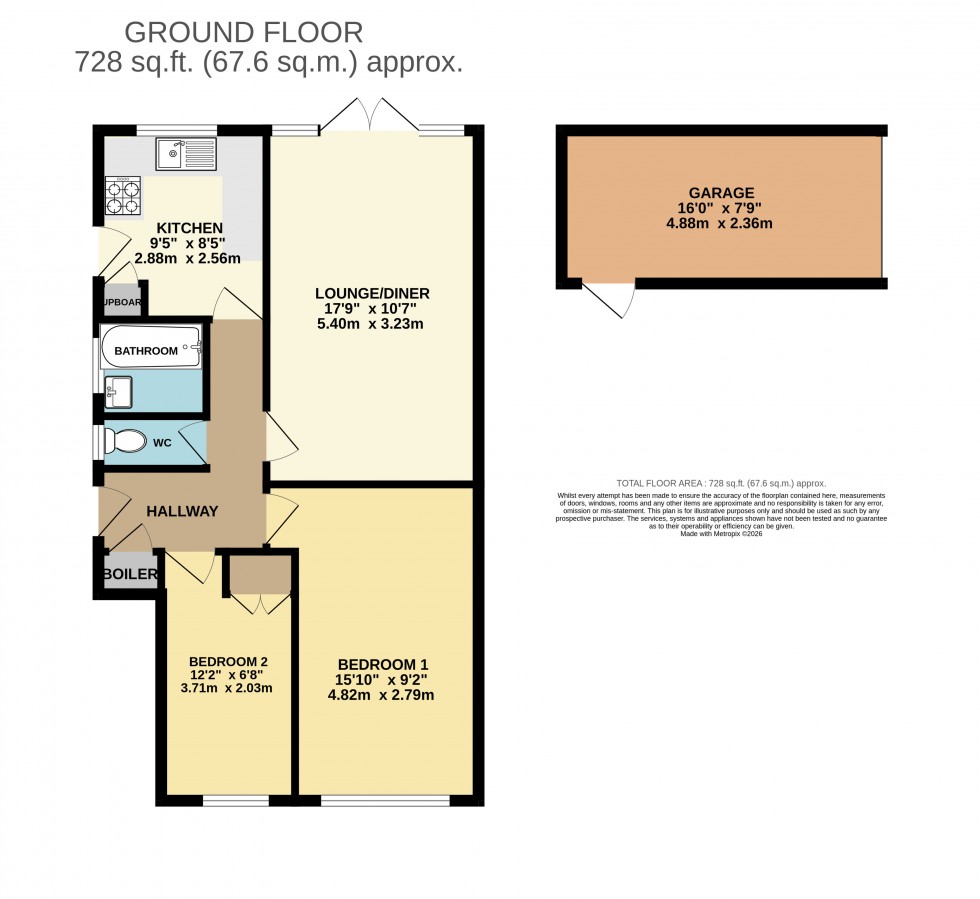 Floorplan for Junction Road, Ashford, Surrey