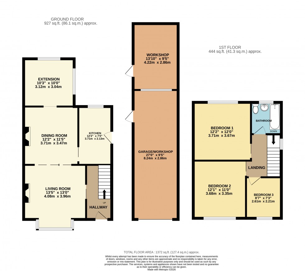 Floorplan for Fairholme Road, Ashford, Surrey