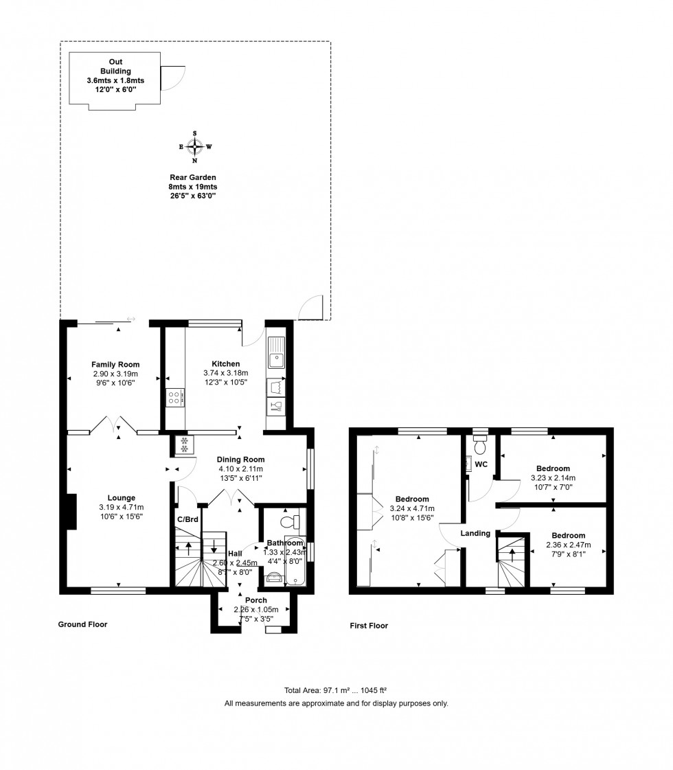 Floorplan for Northfield Road, Staines-upon-Thames, Surrey