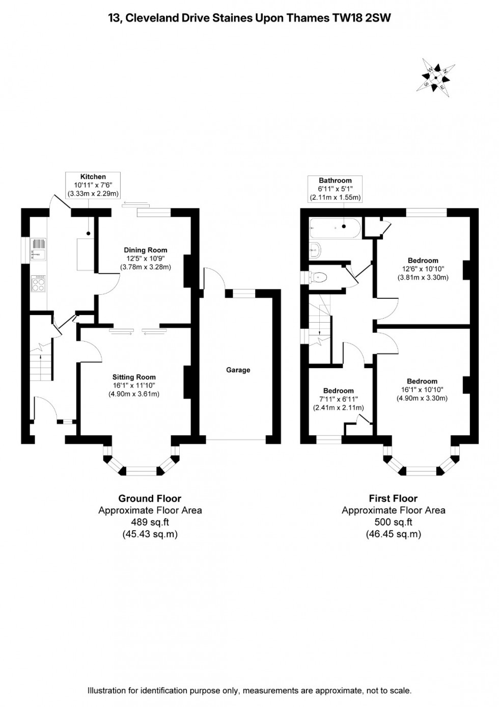 Floorplan for Laleham, Staines-upon-Thames, Surrey