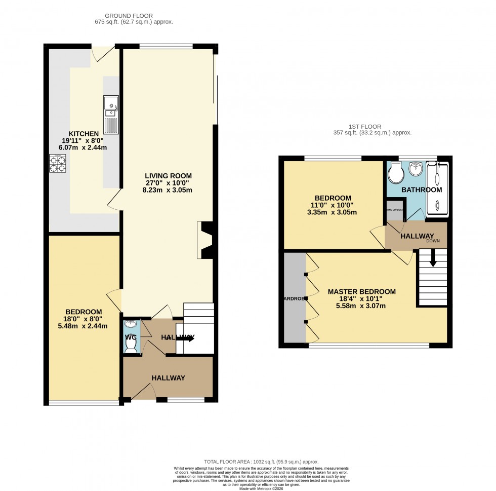 Floorplan for Maxwell Road, Ashford, Surrey