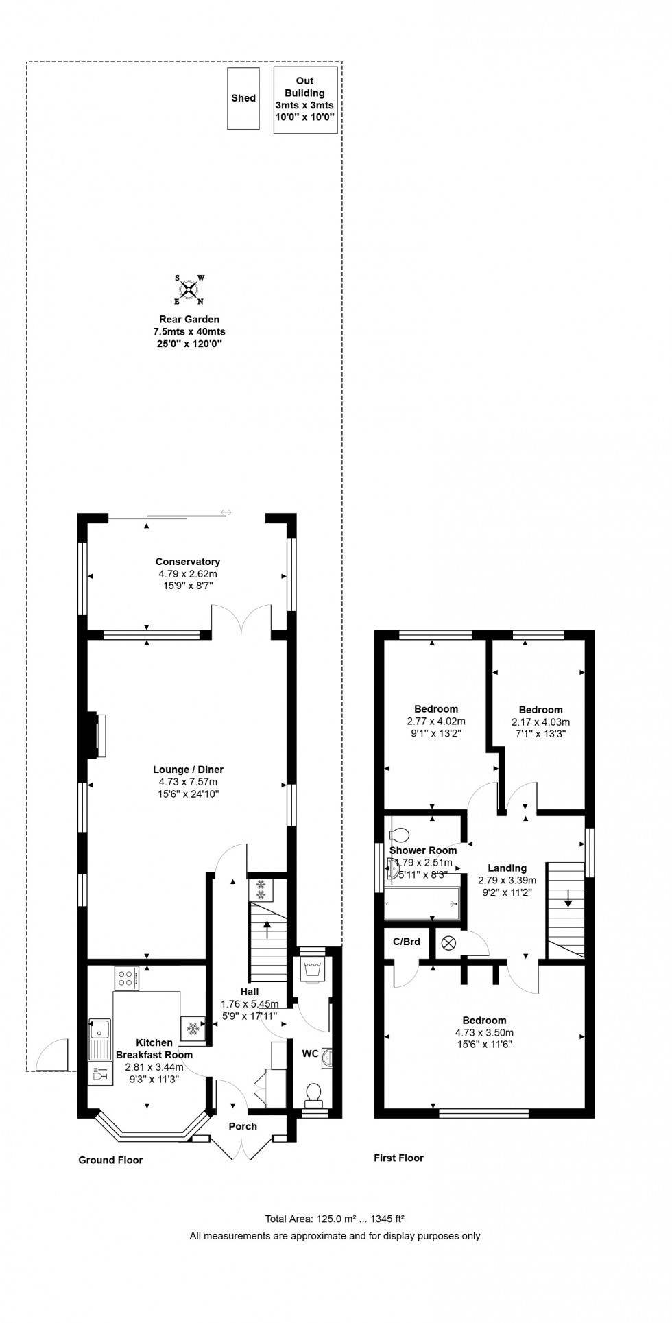 Floorplan for Staines Road, Staines-upon-Thames, Surrey